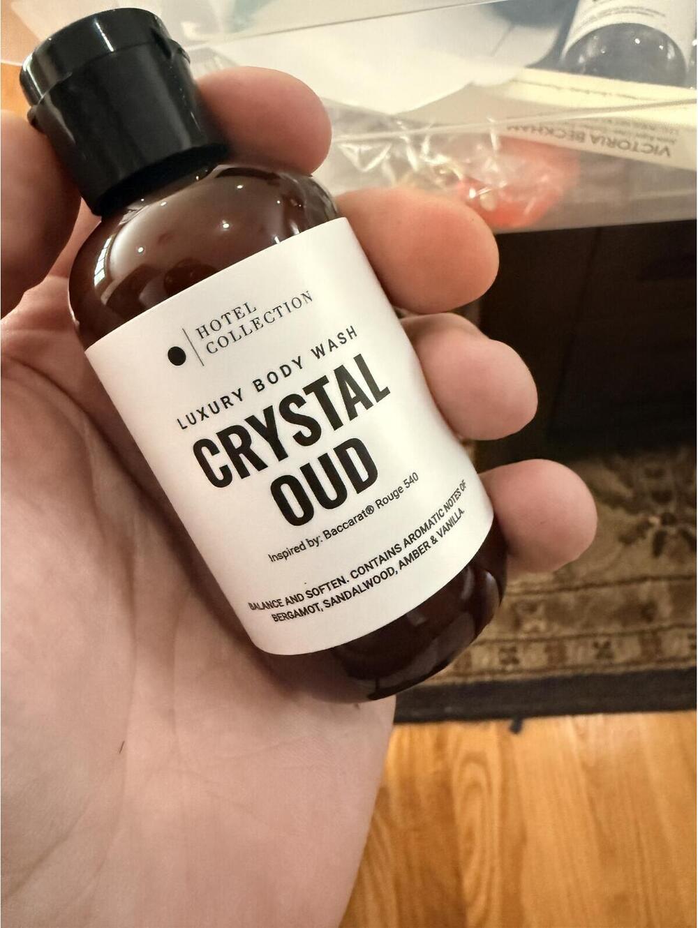 Crystal Oud Luxury Body Wash 3.38 fl oz / 100 ml